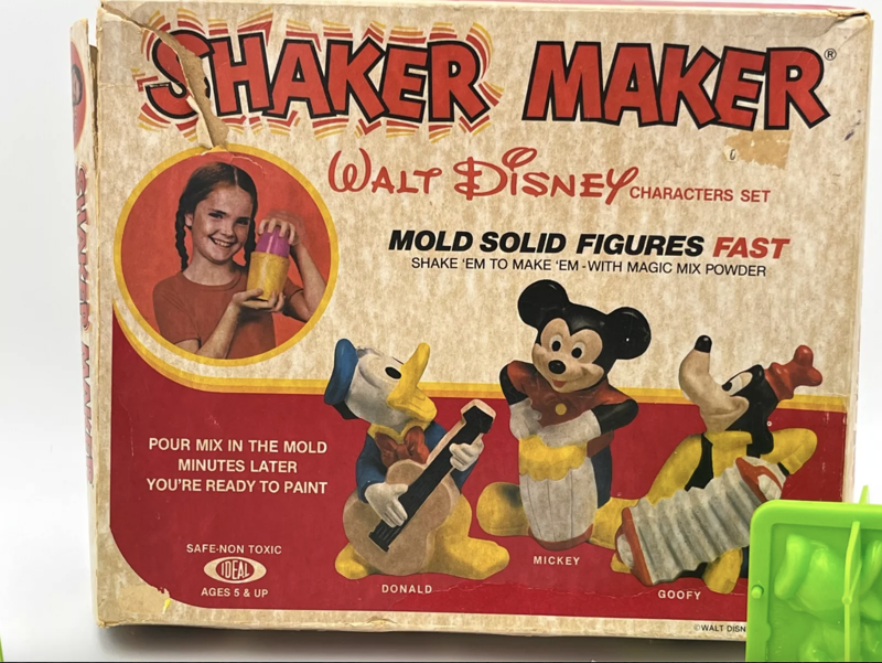 Shaker Maker Past Playtimes, Clackers, Creepy Crawlers Thingmaker, Shaker Maker, Betsy Wetsy, Tin Toy Robots
