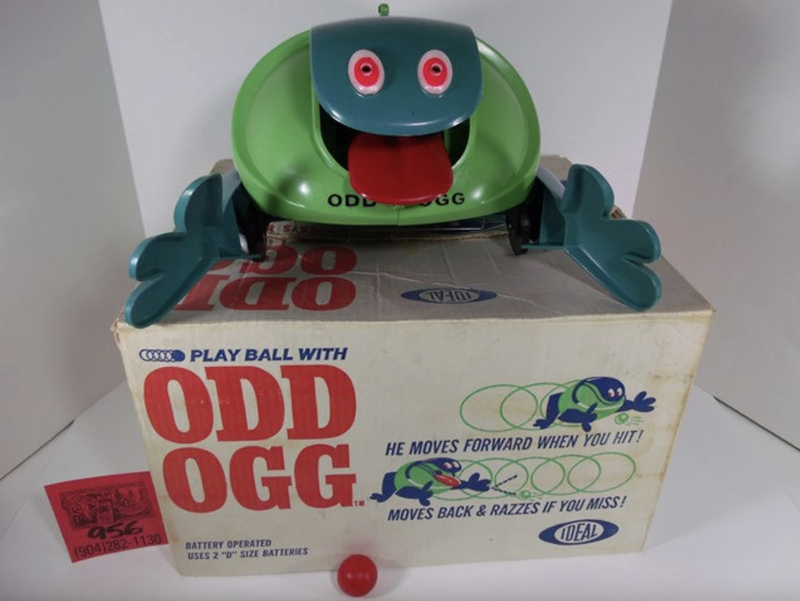 Odd Ogg Past Playtimes, Clackers, Creepy Crawlers Thingmaker, Shaker Maker, Betsy Wetsy, Tin Toy Robots