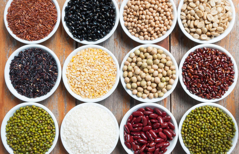 10. Make pulses your friends 29. Eat more unrefined carbs, 28. Cook from scratch, 27. Replace saturated fat with monosaturated fat, 26. Drink green tea, 25. Try a Mediterranean diet, 24. Be a healthy vegan, 23. Only eat fries once a week, 22. Enjoy healthy sweet treats, 21. Toast bread until golden brown, 20. Don't char your meat too much, 19. Cut down on the hot dogs, 18. Choose nitrate-free bacon, 17. Watch your dairy intake, 16. Go easy on the salt, 15. Drink more water, 14. Eat plant-based protein, 13. Try plant-based fats, 12. Enjoy periods of fasting, 11. Go big on leafy greens, 10. Make pulses your friends, 9. Spice up your life, 8. Embrace a Japanese diet, 7. Eat more fruit – especially blueberries, 6. Increase your fibre intake, 5. Go nuts, 4. PB&J sandwiches are good for you, 3. Only drink coffee in the morning, 2. Up the Omega-3s
