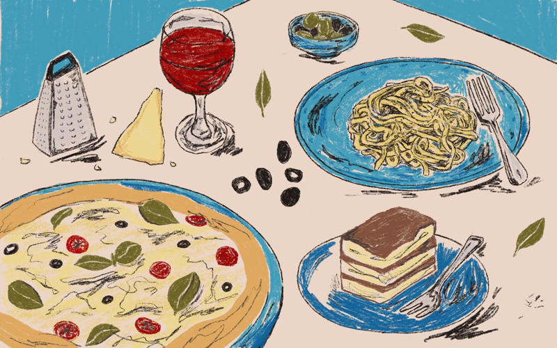 1. Pesto alla Genovese, Where to try it, 2. Ribollita, Where to try it, 3. Tiramisù, Where to try it, 4. Tortelli di zucca, Where to try it, 5. Risotto alla Milanese, Where to try it, 6. Cacio e pepe, Where to try it, 7. Tartufo nero, Where to try it, 8. Pizza, Where to try it, 9. Orecchiette alla pugliese, Where to try it, 10. Caponata, Where to try it