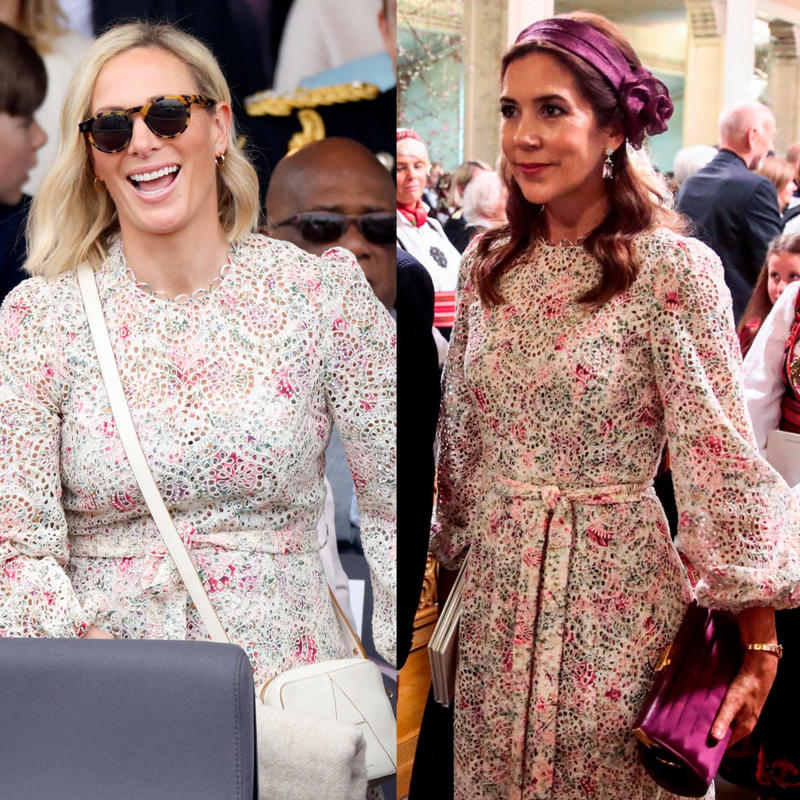 A Floral Frock Fit for Two Royals Black and White Elegance, A Floral Frock Fit for Two Royals, Preppy Striped Shirt, Graceful in Lace, Classy Cape Dress, One-Shouldered Beauties, Summer Florals, A Sight in White, A Pastel Pink Look, Keyhole Neckline, Ladies in Red, Sisters Who Share, Flower Power, Pop of Color, Daring Jumpsuits, Royal Blues, Polished in Peach, Button Accents, Endless Frills, Bright for Summer, Form-Fitting Pencil Skirt, Lovely Lilac, Simple Pastel Dress, Long and Sophisticated, Beautiful Blush Dress, Flowing Midi Dress, Bold Pattern