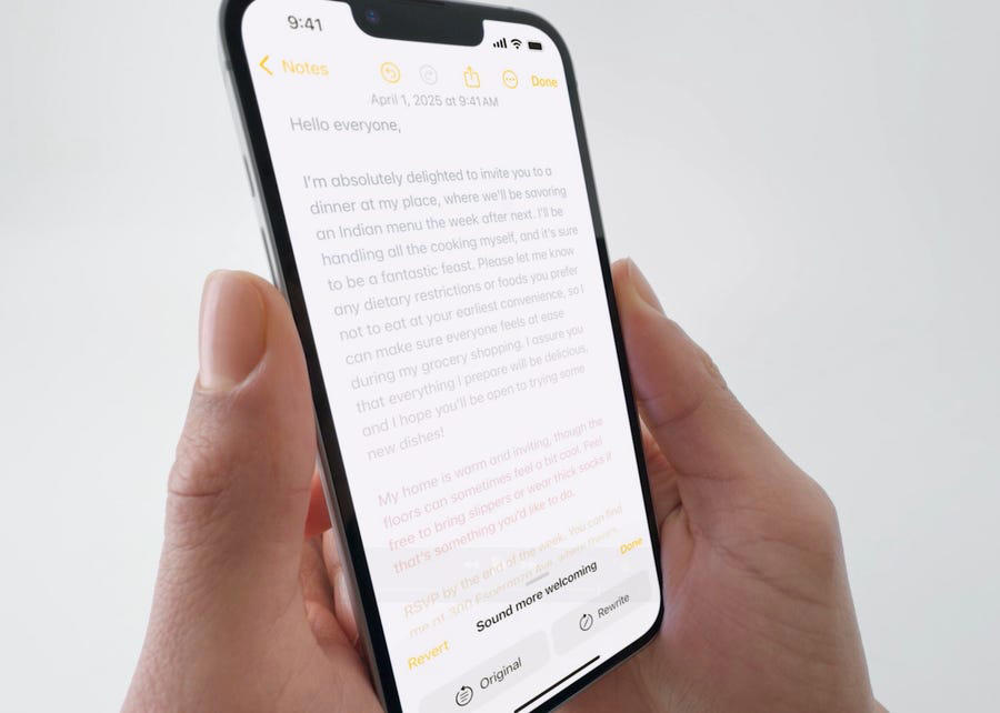 Glowing Siri and ChatGPT, Visual Intelligence, Image Playground, Find My improvements, New Mail categories, Volume slider is back on your lock screen, iPhone speaker volume limit, Change your default apps, Apple News Plus subscribers get Sudoku puzzles, Require Screen On camera toggle