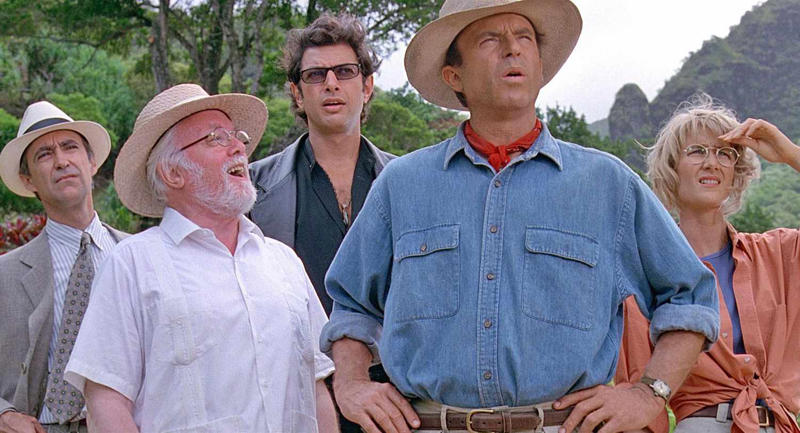 2. #7 Jurassic World: Dominion (2022), #6 Jurassic World: Fallen Kingdom (2018), #5 Jurassic Park III (2001), #4 Jurassic World Rebirth (2025), #3 Jurassic World (2015), #2 The Lost World: Jurassic Park (1997), #1 Jurassic Park (1993)
