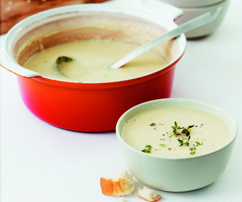Can I freeze these soups?, Vegetable soup recipes to try,          Quick &amp; easy minestrone &amp; ravioli soup      ,          Quick &amp; easy potato soup with cheddar toasts      ,          Traditional Italian minestrone soup      ,          Smoky mushroom soup with garlic labne      ,          Indian-spiced red lentil and pumpkin soup      ,          Slow cooker curried lentil and tomato soup      ,          Potato and pea soup with pesto, ricotta cream and crispy croutons      ,          Slow-cooker coconut pumpkin soup      ,          Tuscan tomato bread soup      ,          Speedy tofu laksa      ,          Mushroom hot &amp; sour soup      ,          Broccoli and kale soup with lemon creme fraiche      ,          Roasted tomato soup with broccoli pesto      ,          Cauliflower cream soup with mushrooms      ,          Barley and vegetable soup with crunchy seeds      ,          Sweet corn soup with ginger      ,          Spinach, rocket &amp; pea soup with brie croûtes      ,          Spiced lentil and roasted kumara soup      ,          Tomato and fennel soup      ,          Spiced carrot soup with smoked almonds      ,          Cauliflower and parsnip soup      ,          Cream of celeriac soup      ,          Creamy sweet potato and fennel soup with parmesan wafers      ,          Ratatouille soup with pistou      ,          Moroccan vegetable soup with harissa      ,          Spiced pumpkin soup with cinnamon cream      ,          Potato soup with capsicum &amp; almonds      , What to serve with these vegetable soups, More vegetarian comfort meals