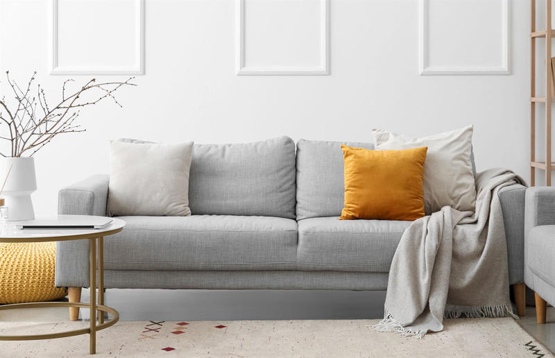 Freshen up soft furnishings Tricks of the property trade, Make sure your house has kerb appeal, Add a fresh lick of paint, Consider selling your home by auction, Get all your paperwork in order, Host an open house, Consider buyer motivation, Declutter everywhere, But don’t depersonalise, Add a large mirror, Clean until it sparkles, Don't go overboard on the kitchen, Dress the table, Flowers, flowers, flowers, Make sure the windows are in good condition, Eliminate big expenses, Clear the garage, Light a fire, Get rid of bad smells, Add homely scents, Curate your home carefully, Spruce up your garden, Freshen up soft furnishings, Create off-street parking, Consider getting a pet sitter, Be flexible, Start packing before you’ve sold, Put every space to use, Sell your area to buyers, Set a realistic asking price