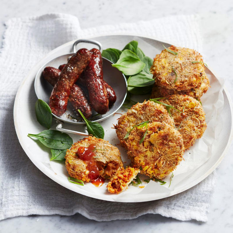Air fryer cooking tips,          Steph de Sousa’s crackling good air fryer pork belly      ,          Air fryer roast pork belly      ,          Air fryer chicken chimichangas      ,          Air fryer chicken skewers with roast vegetables      ,          Air fryer hot honey salmon salad      ,          Air fryer pork belly salad with ginger &amp; soy dressing      ,          Air fryer fish ‘n’ chips      ,          Air fryer sausages with sweet potato hash browns      ,          Air fryer sausage &amp; vegie bake      ,          Air fryer lamb kofta with green tahini      ,          Crispy tofu with palm sugar dressing in the air fryer      ,          Air fryer roast chicken with secret herbs and spices      ,          Soy and sriracha air fryer chicken thighs      ,          Best-ever air fryer roast chicken      ,          Air fryer lamb cutlets with carrot salad      ,          Air fryer pork with apricot, fetta &amp; pistachio stuffing       , Choosing the best air fryer, More air fryer recipes, What to serve with these air fryer dinners