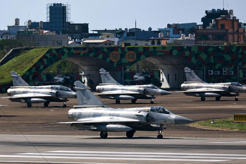Defense spending has been on the rise Can Taiwan stand up to Beijing alone?, China could try to take Taiwan in 2027, What happens in a one-on-one struggle?, Answer the Asian-Pacific’s hardest questions, An important note about the data, Personnel, Artillery pieces, Aircraft Carriers, Destroyers, Frigates, Landing Ships/ transport docks, Submarines, Fighter Jets, Bombers/ Attack Jets