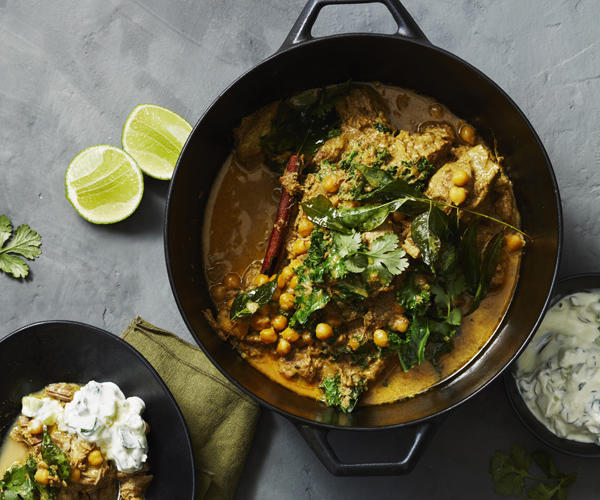 The best curry recipes to work your way through in 2025, Chiang Mai chicken curry , Beef and potato Massaman curry , Korean cauliflower curry , Palisa Anderson’s sour orange fish curry , Kerala-style prawn curry with cauliflower rice , Sri Lankan fish curry , Summer tomato curry with cauliflower rice , Dosas with coconut lentil curry , Roasted cauliflower curry with lime and coriander , Sunda’s fish curry with cucumber salad and coriander chutney , Palisa Anderson’s gaeng keow wan gai (Thai green chicken curry) , Avani’s lamb curry , Ohn no khao swè (Burmese curry chicken noodle soup) , O Tama Carey’s Sri Lankan crab curry , Moreton Bay bug curry with mango , Snapper curry with green beans and coriander , Eggplant and pineapple curry , Mussel curry with pineapple and potato rösti , Helly Raichura’s Mughlai lamb curry (kosha mangsho)
