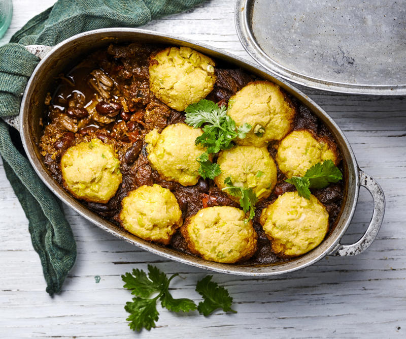 The best cuts for slow cooked beef recipes, Slow cooking tips, 41 slow cooked beef recipes, Beef and mushroom pies , Traditional beef casserole , Beef curry pie , Slow cooker beef ragu , Slow-cooker massaman beef curry , Pulled beef ragu with spaghetti , Braised beef cheeks in red wine , Slow-cooker beer and thyme beef cheeks , Beef shiraz pies , Beef pörkölt stew with tarhonya , Osso buco with gremolata , Braised beef cheeks with minted carrot puree , Provencal beef stew , Coffee and cardamon brisket , Chilli con carne with corn dumplings , Hearty beef and barley casserole , Miso beef short rib & pumpkin hotpot , Braised beef brisket , Beef in red wine , Slow-cooked Mexican beef chilli mole , Slow-cooked italian beef casserole , Slow-cooked beef and mushroom casserole , More brilliant beef recipes, Salads to serve with these beef recipes