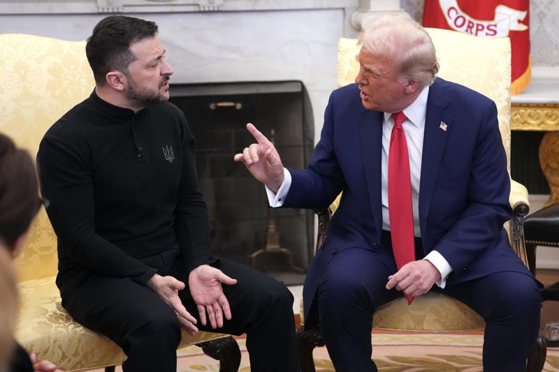 Intimidating precedent Will the meeting end the war?, A meeting unlike any other, Trump’s criticism of Zelensky, Zelensky’s political problems, Trump’s assaults on Ukraine, Everything came to a head, Attacking Zelensky over Crimea, Trump’s public statement, A Russian attack on Ukraine, Trump’s criticism of Putin, The meeting at the Vatican, A short and productive talk, Zelensky’s point of view, A reliable and lasting peace, Trump’s comments on the meeting, Another rebuke of Putin, What will happen now?