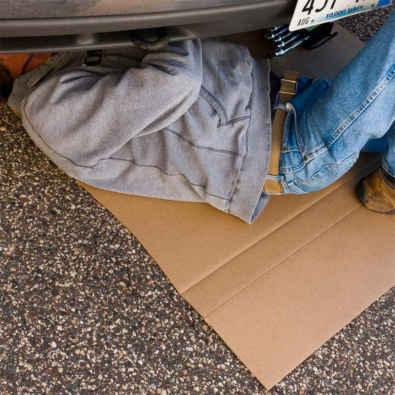 Brush Out the Air Vents, Truck Bed Reach Stick, Pipe Insulation in Crevices, Cardboard Drop Cloth, Compressor Creeper, Saltwater for your Car, Hands-Free Light, Use a Toothbrush for Detailing