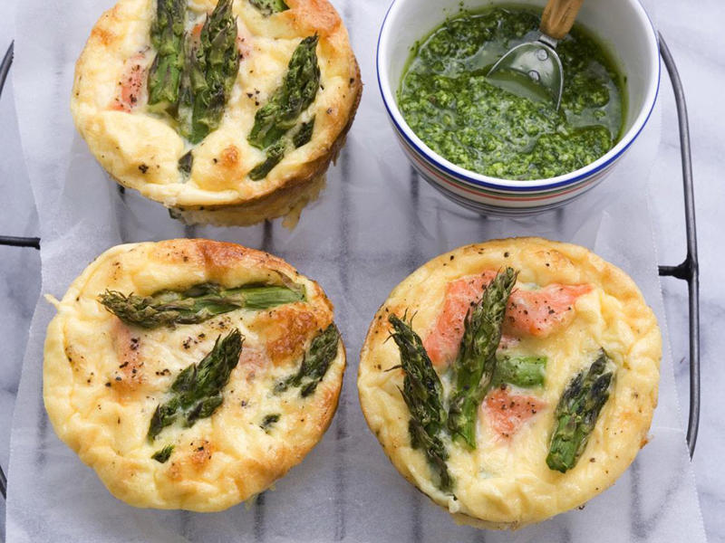 Savoury eggplant and haloumi quiche , Salmon and spinach quiche , Green power mini frittatas with spinach and feta , Mega vegie and haloumi frittata , Pumpkin, feta and basil quiche , Roast vegetable quiche , Spring quiche , Asparagus & fetta frittata , Chorizo & potato frittata , Coronation quiche , Smoked salmon and asparagus quiche , Asparagus frittata , Spanish frittata , Quick three-cheese frittata , Silverbeet quiche , Bacon and mushroom quiche , Kale and quinoa frittata , Tuna and spinach quiche , Bacon, pea and corn frittata , Baked potato, ham and cheese frittata , Smoked chicken & asparagus quiches , Filo salmon quiche , Leftover roast vegetable quiche , Potato, capsicum and spinach frittata , Bacon, chive and potato quiche , Chorizo, spinach and fetta quiche , Smoked ocean trout ricotta quiche , Tomato and fetta quiche , Mini tomato and cheese quiches , Mushroom quiche , Mushroom and spinach quiche , Impossible quiche , Chicken, mushroom and brie quiche , Basic ham and cheese quiche , Caramelised onion & goat’s cheese quiches , Mini ham and corn quiches , Baby rocket quiche , Spinach quiche , Roast pumpkin and zucchini frittata , Chorizo, potato and herb frittata , Zucchini and corn frittatas , Zucchini flower and tomato frittata , Bacon, leek and potato frittata , Wild mushroom and green onion frittata , Tomato, feta and pancetta frittata , Leek and speck quiche , Potato, capsicum and olive frittata , Asparagus, tomato, ricotta and basil frittata , Tuna and asparagus frittata , Primavera frittata , Quiche recipes for kids’ lunch boxes, How to tell if an egg is good to use, More egg recipes for dinner, You might like these omelette recipes