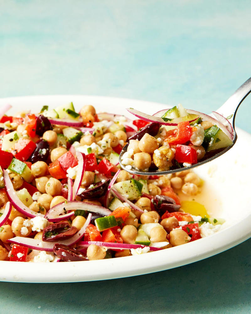 How To Make A Chickpea Salad, What To Serve With Chickpea Salad, Make Ahead & Storage, Made This?, Ingredients, Directions