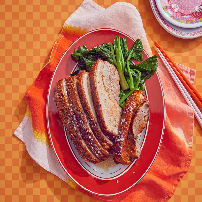 Air fryer cooking tips,          Steph de Sousa’s crackling good air fryer pork belly      ,          Air fryer roast pork belly      ,          Air fryer chicken chimichangas      ,          Air fryer chicken skewers with roast vegetables      ,          Air fryer hot honey salmon salad      ,          Air fryer pork belly salad with ginger &amp; soy dressing      ,          Air fryer fish ‘n’ chips      ,          Air fryer sausages with sweet potato hash browns      ,          Air fryer sausage &amp; vegie bake      ,          Air fryer lamb kofta with green tahini      ,          Crispy tofu with palm sugar dressing in the air fryer      ,          Air fryer roast chicken with secret herbs and spices      ,          Soy and sriracha air fryer chicken thighs      ,          Best-ever air fryer roast chicken      ,          Air fryer lamb cutlets with carrot salad      ,          Air fryer pork with apricot, fetta &amp; pistachio stuffing       , Choosing the best air fryer, More air fryer recipes, What to serve with these air fryer dinners