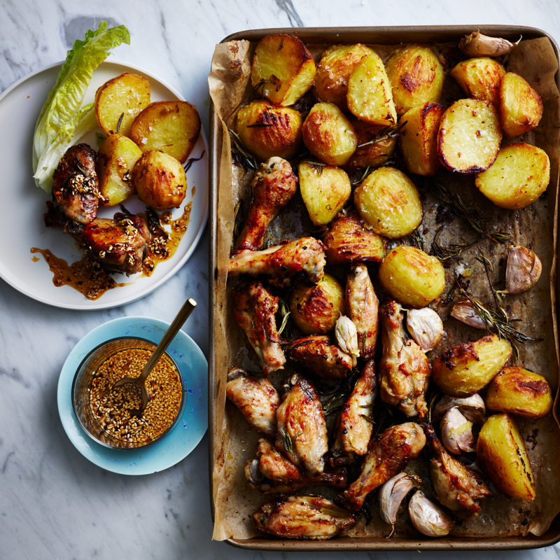 Julie Goodwin’s chicken & leek pie with potato bake topping , Julie Goodwin’s Cape Malay curry chicken , Air fryer chicken skewers with roast vegetables , Julie Goodwin’s spiced chicken with brown rice & cauliflower , Julie Goodwin’s chicken stroganoff , Yoghurt marinated chicken with plum & chickpea salad , Chicken and leek pie , Julie Goodwin’s Spanish chicken , Prosciutto wrapped chicken with tomato salsa , One pot chicken and rice , Chicken & potato salad with zesty yogurt dressing , Panko crumbed chicken schnitzel with apple slaw , Chicken carbonara pasta bake , Yellow chicken curry , Chicken and vegetable soup with parmesan croutons , Slow cooker whole chicken with a peri peri marinade , Easy chicken and corn soup , Slow cooker Hainanese-style chicken , Chicken fricassee with mushroom and leek , Slow-cooker chicken tikka masala , Five ingredient dukkah chicken with haloumi and peach salad , Classic roast chicken with gravy , Portuguese piri piri chicken , One-pot apricot chicken with creamy rice , Chilli chicken with B.L.A.T. salad , Butter chicken hand pies , Roasted sumac chicken with baby vegetables , Easy one-pan roast chicken breasts with vegies , Slow cooker chicken pho (Pho Ga) , Chicken and broccoli bake with pangrattato topping , Chicken yakitori , Chicken donburi , Spiced chicken pizza , Slow cooker chicken and corn chowder , Chicken skewers with peach caprese salad , Moroccan-spiced chicken casserole , Chicken and sage tray bake , Chicken burger with avocado and bacon , Curried chicken pie , Zingy butter chicken curry , Curried chicken pies , Southern fried chicken with buttermilk mash and gravy