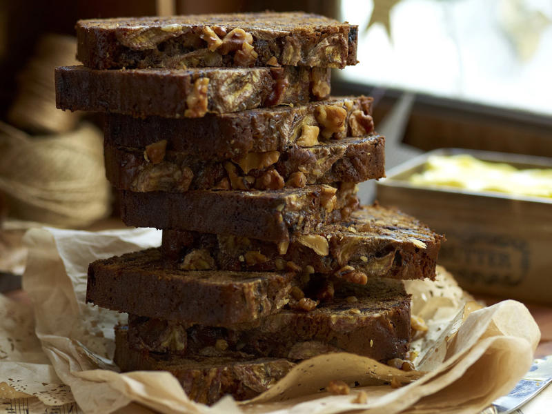          Triple-ginger loaf      ,          Lemon blueberry loaf cake with mascarpone icing      ,          Boiled pineapple fruit loaf      ,          Walnut, coffee and pear loaf      ,          Fruit and nut loaf      ,          Coffee and date loaf      ,          Date, carrot and honey loaf      ,          Pumpkin bread with lemon icing      ,          Brown butter loaf cake      ,          Gluten-free banana and date loaf      ,          Simple apple loaf cake      ,          Zucchini and walnut loaf      ,          Banana and raspberry loaf      ,          Banana date loaf      ,          Date and apricot loaf      ,          Flourless almond, plum and orange blossom loaf      ,          Banana caramel loaf      ,          Banana bread with passionfruit icing      ,          Coffee walnut loaf      ,          Passionfruit teacake      ,          Orange and fennel seed pound cake      ,          Raspberry and coconut loaf      ,          Tamarillo loaf cake      ,          Buttery almond and cranberry loaves      ,          Walnut sultana loaf      ,          Apple custard cake      ,          Madeira cake      ,          Coconut banana bread      ,          Blueberry yoghurt loaf      ,          Wholemeal date loaf      ,          Spiced pumpkin bread      ,          Lemon and currant loaf      ,          Spicy banana fruit loaf      ,          Cheese and bacon loaf      ,          Apple and apricot loaf      , Recipe tips &amp; tricks: lining a loaf pan, Choosing the right electric mixer, More beautiful cakes for morning tea