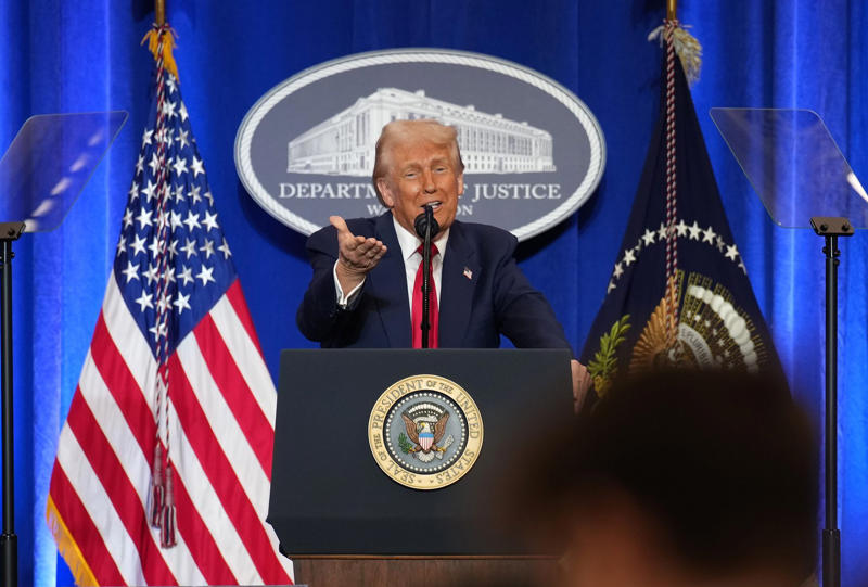 March 15 - Signs bill to fund government through September May 22 - Pentagon accepts Boeing jet from Qatar for Trump, May 22 - "Big, beautiful bill" passed by House, May 21 - Announces “Golden Dome” missile defence project, May 20 - Has "excellent" call with Putin on Ukraine war, May 19 - Reacts to Biden's cancer diagnosis, May 16 - New tariff rates on the way, May 15 - Trump says US is close to nuclear deal with Iran, May 14 - Brokers B deal between Qatar Airways and Boeing, May 13 - Expedites refugee applications for white South Africans, May 13 - Donald Trump seeks 1 trillion in investments in Saudi Arabia, May 12 - Preparing to make Qatari luxury plane new Air Force One, May 12 - Trump promises historic drug price cuts, May 9 - Names Jeanine Pirro interim US attorney for DC, May 8 - Will decide on “Persian Gulf” name during Middle East visit, May 7 - Supreme Court allows ban on trans people in the military, May 6 - Hosts .5 million-per-plate dinner in Virginia, May 6 - Trump Administration Offers ,000 to Undocumented Immigrants for Voluntary Departure, May 6 - Trump and Carney meet at the White House, May 6 - Lawsuits against the Trump administration for mass layoffs at HHS, May 5 - Trump plans to reopen Alcatraz, May 5 - Trump uncertain about constitutional right to "due process", May 4 - Trump Denies Seeking Unconstitutional Third Term Despite "Trump 2028" Merchandise, Trump Stirs Controversy with AI-Generated Pope Image During Vatican Mourning Period, May 2 - Plans to revoke Harvard’s tax-exempt status, May 1 - Reassigns national security adviser Mike Waltz, April 30 - Blames Biden for shrinking US economy, April 29 - Lowest 100-day approval rating in 80 years, April 28 - Trump suggests Canadians should vote for him in election, April 25 – Trump signs executive order to step up global deep-sea mining, April 23 – Trump softens stance on China and Powell, April 22 - Trump refuses to grant migrants a trial, April 21 - Stands behind Hegseth as defense secretary, April 19 – Trump’s approval rating on economy drops to all-time low, April 17 - Criticizes Federal Reserve Chair, April 16 - Plans to overhaul the Endangered Species Act, April 15 - Trump suggests deporting US criminals to El Salvador, April 14 - Called “fully fit” by White House physician, April 9 - Pauses tariffs on everyone but China for 90 days, April 9 - Urges Americans to “BE COOL!”, April 8 - Prepared to add new tariffs on China, April 7 - Wins ruling on rapid deportations, April 7 - Hosts World Series champion Dodgers at White House, April 2 - Announces widespread reciprocal tariffs, April 1 - Administration sued by state AGs over health funding cuts, March 27 - Trump pulls Stefanik's nomination for U.N. ambassador, March 26 - Imposing tariffs on all automobiles made outside the US, March 25 - Calls group chat security leak a “glitch”, March 24 - Dismisses existing portrait of himself, praises unseen Russian picture, March 20 - Signs order to dismantle Department of Education, March 15 - Signs bill to fund government through September, March 11 - Supports Elon Musk and Tesla, March 11 - Escalates trade war with Canada, March 9 - Won’t rule out recession, March 7 - Holds crypto summit, Bitcoin price tumbles, March 4 - Gives speech to Congress, March 4 - Officially puts tariffs into effect, March 3 - Freezes military aid to Ukraine, March 2 - Announces crypto reserve, February 28 - Has tense meeting with Zelenskyy at White House, February 26 - Posts AI-generated video on Gaza transformation, February 24 - Says tariffs on Canada and Mexico will go forward, February 21 - Fires senior military leadership, February 15 - Channels Napoleon, February 12 - Speaks with Putin about ending war in Ukraine, February 10 - Imposes 25 per cent tariffs on steel and aluminum imports, February 7 - Meets with Japanese prime minister, February 5 - Bans transgender women from female sports, February 4 - States that the US will “take over” Gaza Strip, February 3 - Delays tariffs targeting Canada and Mexico, January 23 - Lays out economic vision to WEF, January 20 - Suspends sale of TikTok for 75 days, January 20 - Pardons 1,500 people involved in Jan. 6 Capitol riots, January 20 - Plans 25% tariffs for Canada and Mexico on Feb. 1, January 20 - Marco Rubio confirmed as secretary of state, January 20 - Signs first executive orders, January 20 - Sworn in as 47th president of the United States, January 19 - Pledges to release classified Kennedy and MLK records, January 18 - Launches own cryptocurrency, January 14 - Plans to create “External Revenue Service”, January 10: Planning 100-plus executive orders on day one, January 10: Receives no punishment for felony hush money conviction, January 8: Plans to designate Mexican cartels as terror organizations, January 5: Meets Italian prime minister Giorgia Meloni, December 26 - Told Wayne Gretzky to run for Canadian Prime Minister, December 25 - Tells death row prisoners to “go to hell”, December 23 - Once again looking to buy Greenland, December 22 - Threatens to regain control of Panama Canal, December 22 - Rejects claims that Elon Musk is pulling his strings, December 16 - Will not have NY hush money case dismissed, December 14 - Gets M in ABC defamation case, December 13 - Vows to end daylight saving time, December 11 - Invites Xi Jinping to attend his inauguration, December 9 - Lays out agenda in television interview, December 5 - Selects David Sacks to oversee AI and crypto, December 4 - Names Peter Navarro as top trade advisor, December 3 - Jokes about making Canada the “51st state”, December 2 - Demands release of Israeli hostages in Gaza, December 2 - Plans to travel to Paris, November 21 - Matt Gaetz withdraws from AG consideration, November 20 - Chooses Linda McMahon to be education secretary, November 19 - Picks Dr. Oz to run Medicare and Medicaid, November 16 - Attends UFC 309, November 14 - Plans to use recess appointments, November 13 - Nominates Marco Rubio as secretary of state, November 13 - Nominates Pete Hegseth as secretary of defense, November 13 - Nominates Matt Gaetz as attorney general, November 13 - Nominates Tulsi Gabbard as director of national intelligence, November 12 - Nominates Kristi Noem as his Homeland Security secretary