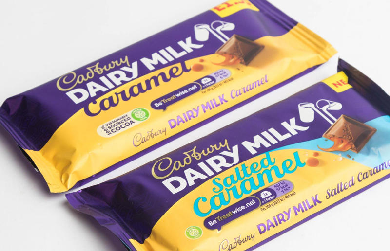 13. Cadbury’s Dairy Milk Caramel 40. Perky Nana, 39. Sweet Marie, 38. 5 Star, 37. Plant Bar, 36. Pinky, 35. Top Deck, 34. Bar Six, 33. Tres Sueños, 32. Picnic, 31. Mr. Big, 30. Fudge, 29. Spira, 28. Eclairs, 27. Time Out, 26. Chomp, 25. Fruit & Nut, 24. Crunchie, 23. Twirl, 22. Mini Rolls, 21. Bournville, 20. Milk Tray, 19. Crispy Crunch, 18. Boost, 17. Double Decker, 16. Caramilk, 15. Starbar, 14. Cherry Ripe, 13. Cadbury’s Dairy Milk Caramel, 12. Heroes, 11. Fingers, 10. Dairy Milk Buttons, 9. Curly Wurly, 8. Wispa, 7. Roses, 6. Dream, 5. Flake, 4. Freddo/Caramello Koala, 3. Creme Egg, 2. Mini Eggs