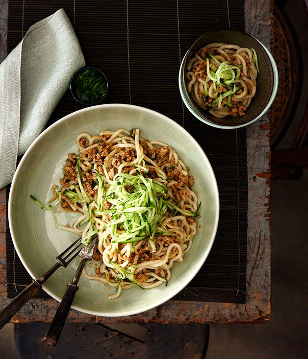 Best pork mince recipes for easy dinners in 2025,          Big pork and prosciutto meatballs with polenta      ,          Pork, scallop and sticky rice siu mai      ,          Tipo 00’s rigatoni ragù Bolognese      ,          Crisp pork and ginger gyozas with sesame rayu      ,          Pork and ginger meatballs with choy sum      ,          Spaghetti con polpette (Spaghetti with meatballs)      ,          Louis Tikaram’s stir-fried snake beans with pork      ,          Pork pad kra pao with fried egg      ,          Baked pork and veal meatball sub      ,          Spicy Sichuan-style soup with pork, lettuce and soft tofu      ,          Polpetti with roasted tomato sauce and pappardelle      ,          Pork and fennel polpette      ,          Sang choi bau with pork and shiitake      ,          Minced pork tossed noodles (Zhajiang mian)      ,          Wonton soup with Sichuan red oil and black vinegar chilli sauce      ,          Pork and fennel meatball strozzapreti with braised chicory and chilli      