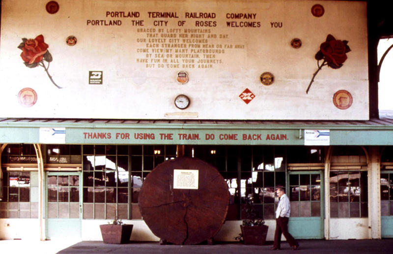 Oregon: Union Station, Portland (1974) Life in the 1970s in every state, Alabama: Alabama Theatre, Birmingham (1972), Alaska: Fishing on Nonvianuk Lake (1973), Arizona: Route 66, Winslow (1979), Arkansas: Testing for pollution in Fort Smith (1973), California: The streets of San Francisco (c.1970), Colorado: Galena Street, Aspen (1974), Connecticut: Collin’s Diner, Canaan (1976), Delaware: Old State House, Dover (1970), Florida: Disney’s Magic Kingdom (1970), Georgia: Farmer ploughing field in Helen (1970), Hawaii: The Brady Bunch in ‘Hawaii Bound’ (1972), Idaho: Camping on Lake Stanley (c.1970s), Illinois: Roller Disco fashion show, Chicago (1979), Indiana: Indianapolis 500 (1973), Iowa: Sergeant John F. Baker Jr. Bridge, Davenport (1972), Kansas: Grain elevator, White Cloud (1974), Kentucky: Miners’ homes, Brookside (1974), Louisiana: Bourbon Street, New Orleans (1976), Maine: Fishing in Cape Elizabeth (1971), Maryland: School excursion to Baltimore harbor (1973), Massachusetts: Haymarket Square, Boston (1973), Michigan: Annual smelt run, Tawas City (1973), Minnesota: SkyRise Terrace, St Paul (1971), Mississippi: Hurricane Camille Gift Shop, Gulfport (1979), Missouri: Tourist information booth, Lake of the Ozarks, Montana: East Glacier Park train station (1974), Nebraska: Sioux tribal dance, North Platte (1970), Nevada: Fremont Street, Las Vegas (c.1970), New Hampshire: Waterville Valley (1972), New Jersey: Seaside Heights boardwalk (1978), New Mexico: Mesa viewpoint (c.1970s), New York: Sightseeing cruise, New York City (c.1970s), North Carolina: Prom queen parade, Huntersville (c.1970s), North Dakota: Arriving at Fargo station (c.1972), Ohio: Aerial view of Toledo (c.1970s), Oklahoma: Oral Roberts University, Tulsa (c.1977), Oregon: Union Station, Portland (1974), Pennsylvania: Street parade, Philadelphia (1976), Rhode Island: Giant milk can, Lincoln (1978), South Carolina: Jungle Golf, Myrtle Beach (1979), South Dakota: Reptile Gardens Wild Animal Park (1975), Tennessee: Interstate 24 near Nashville (1972), Texas: Dallas freeway (1970), Utah: Dead Horse Point, Canyonlands (1972), Vermont: Farm shop (1975), Virginia: Tysons Corner Mall, Tysons Corner (1976), Washington: Seattle skyline (1973), West Virginia: Laundromat, Cedar Grove (1973), Wisconsin: Lake Mendota (1979)