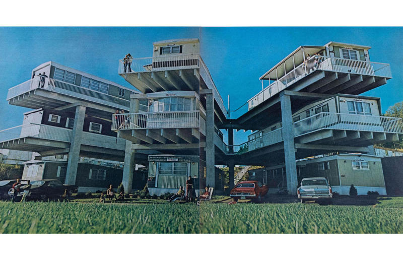 Minnesota: SkyRise Terrace, St Paul (1971) Life in the 1970s in every state, Alabama: Alabama Theatre, Birmingham (1972), Alaska: Fishing on Nonvianuk Lake (1973), Arizona: Route 66, Winslow (1979), Arkansas: Testing for pollution in Fort Smith (1973), California: The streets of San Francisco (c.1970), Colorado: Galena Street, Aspen (1974), Connecticut: Collin’s Diner, Canaan (1976), Delaware: Old State House, Dover (1970), Florida: Disney’s Magic Kingdom (1970), Georgia: Farmer ploughing field in Helen (1970), Hawaii: The Brady Bunch in ‘Hawaii Bound’ (1972), Idaho: Camping on Lake Stanley (c.1970s), Illinois: Roller Disco fashion show, Chicago (1979), Indiana: Indianapolis 500 (1973), Iowa: Sergeant John F. Baker Jr. Bridge, Davenport (1972), Kansas: Grain elevator, White Cloud (1974), Kentucky: Miners’ homes, Brookside (1974), Louisiana: Bourbon Street, New Orleans (1976), Maine: Fishing in Cape Elizabeth (1971), Maryland: School excursion to Baltimore harbor (1973), Massachusetts: Haymarket Square, Boston (1973), Michigan: Annual smelt run, Tawas City (1973), Minnesota: SkyRise Terrace, St Paul (1971), Mississippi: Hurricane Camille Gift Shop, Gulfport (1979), Missouri: Tourist information booth, Lake of the Ozarks, Montana: East Glacier Park train station (1974), Nebraska: Sioux tribal dance, North Platte (1970), Nevada: Fremont Street, Las Vegas (c.1970), New Hampshire: Waterville Valley (1972), New Jersey: Seaside Heights boardwalk (1978), New Mexico: Mesa viewpoint (c.1970s), New York: Sightseeing cruise, New York City (c.1970s), North Carolina: Prom queen parade, Huntersville (c.1970s), North Dakota: Arriving at Fargo station (c.1972), Ohio: Aerial view of Toledo (c.1970s), Oklahoma: Oral Roberts University, Tulsa (c.1977), Oregon: Union Station, Portland (1974), Pennsylvania: Street parade, Philadelphia (1976), Rhode Island: Giant milk can, Lincoln (1978), South Carolina: Jungle Golf, Myrtle Beach (1979), South Dakota: Reptile Gardens Wild Animal Park (1975), Tennessee: Interstate 24 near Nashville (1972), Texas: Dallas freeway (1970), Utah: Dead Horse Point, Canyonlands (1972), Vermont: Farm shop (1975), Virginia: Tysons Corner Mall, Tysons Corner (1976), Washington: Seattle skyline (1973), West Virginia: Laundromat, Cedar Grove (1973), Wisconsin: Lake Mendota (1979)