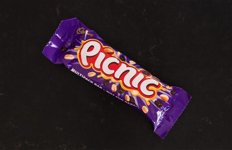 32. Picnic 40. Perky Nana, 39. Sweet Marie, 38. 5 Star, 37. Plant Bar, 36. Pinky, 35. Top Deck, 34. Bar Six, 33. Tres Sueños, 32. Picnic, 31. Mr. Big, 30. Fudge, 29. Spira, 28. Eclairs, 27. Time Out, 26. Chomp, 25. Fruit & Nut, 24. Crunchie, 23. Twirl, 22. Mini Rolls, 21. Bournville, 20. Milk Tray, 19. Crispy Crunch, 18. Boost, 17. Double Decker, 16. Caramilk, 15. Starbar, 14. Cherry Ripe, 13. Cadbury’s Dairy Milk Caramel, 12. Heroes, 11. Fingers, 10. Dairy Milk Buttons, 9. Curly Wurly, 8. Wispa, 7. Roses, 6. Dream, 5. Flake, 4. Freddo/Caramello Koala, 3. Creme Egg, 2. Mini Eggs