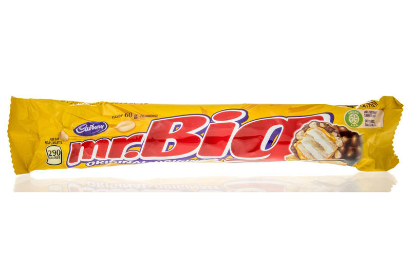 31. Mr. Big 40. Perky Nana, 39. Sweet Marie, 38. 5 Star, 37. Plant Bar, 36. Pinky, 35. Top Deck, 34. Bar Six, 33. Tres Sueños, 32. Picnic, 31. Mr. Big, 30. Fudge, 29. Spira, 28. Eclairs, 27. Time Out, 26. Chomp, 25. Fruit & Nut, 24. Crunchie, 23. Twirl, 22. Mini Rolls, 21. Bournville, 20. Milk Tray, 19. Crispy Crunch, 18. Boost, 17. Double Decker, 16. Caramilk, 15. Starbar, 14. Cherry Ripe, 13. Cadbury’s Dairy Milk Caramel, 12. Heroes, 11. Fingers, 10. Dairy Milk Buttons, 9. Curly Wurly, 8. Wispa, 7. Roses, 6. Dream, 5. Flake, 4. Freddo/Caramello Koala, 3. Creme Egg, 2. Mini Eggs