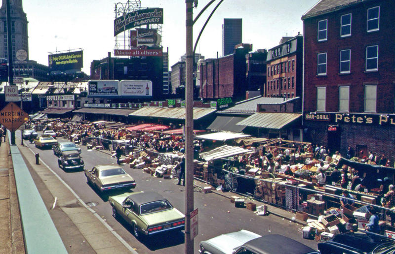 Massachusetts: Haymarket Square, Boston (1973) Life in the 1970s in every state, Alabama: Alabama Theatre, Birmingham (1972), Alaska: Fishing on Nonvianuk Lake (1973), Arizona: Route 66, Winslow (1979), Arkansas: Testing for pollution in Fort Smith (1973), California: The streets of San Francisco (c.1970), Colorado: Galena Street, Aspen (1974), Connecticut: Collin’s Diner, Canaan (1976), Delaware: Old State House, Dover (1970), Florida: Disney’s Magic Kingdom (1970), Georgia: Farmer ploughing field in Helen (1970), Hawaii: The Brady Bunch in ‘Hawaii Bound’ (1972), Idaho: Camping on Lake Stanley (c.1970s), Illinois: Roller Disco fashion show, Chicago (1979), Indiana: Indianapolis 500 (1973), Iowa: Sergeant John F. Baker Jr. Bridge, Davenport (1972), Kansas: Grain elevator, White Cloud (1974), Kentucky: Miners’ homes, Brookside (1974), Louisiana: Bourbon Street, New Orleans (1976), Maine: Fishing in Cape Elizabeth (1971), Maryland: School excursion to Baltimore harbor (1973), Massachusetts: Haymarket Square, Boston (1973), Michigan: Annual smelt run, Tawas City (1973), Minnesota: SkyRise Terrace, St Paul (1971), Mississippi: Hurricane Camille Gift Shop, Gulfport (1979), Missouri: Tourist information booth, Lake of the Ozarks, Montana: East Glacier Park train station (1974), Nebraska: Sioux tribal dance, North Platte (1970), Nevada: Fremont Street, Las Vegas (c.1970), New Hampshire: Waterville Valley (1972), New Jersey: Seaside Heights boardwalk (1978), New Mexico: Mesa viewpoint (c.1970s), New York: Sightseeing cruise, New York City (c.1970s), North Carolina: Prom queen parade, Huntersville (c.1970s), North Dakota: Arriving at Fargo station (c.1972), Ohio: Aerial view of Toledo (c.1970s), Oklahoma: Oral Roberts University, Tulsa (c.1977), Oregon: Union Station, Portland (1974), Pennsylvania: Street parade, Philadelphia (1976), Rhode Island: Giant milk can, Lincoln (1978), South Carolina: Jungle Golf, Myrtle Beach (1979), South Dakota: Reptile Gardens Wild Animal Park (1975), Tennessee: Interstate 24 near Nashville (1972), Texas: Dallas freeway (1970), Utah: Dead Horse Point, Canyonlands (1972), Vermont: Farm shop (1975), Virginia: Tysons Corner Mall, Tysons Corner (1976), Washington: Seattle skyline (1973), West Virginia: Laundromat, Cedar Grove (1973), Wisconsin: Lake Mendota (1979)