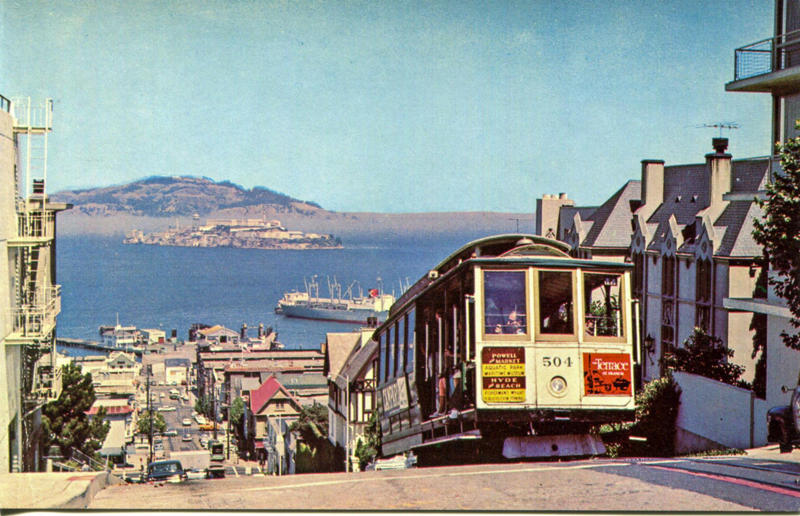 California: The streets of San Francisco (c.1970) Life in the 1970s in every state, Alabama: Alabama Theatre, Birmingham (1972), Alaska: Fishing on Nonvianuk Lake (1973), Arizona: Route 66, Winslow (1979), Arkansas: Testing for pollution in Fort Smith (1973), California: The streets of San Francisco (c.1970), Colorado: Galena Street, Aspen (1974), Connecticut: Collin’s Diner, Canaan (1976), Delaware: Old State House, Dover (1970), Florida: Disney’s Magic Kingdom (1970), Georgia: Farmer ploughing field in Helen (1970), Hawaii: The Brady Bunch in ‘Hawaii Bound’ (1972), Idaho: Camping on Lake Stanley (c.1970s), Illinois: Roller Disco fashion show, Chicago (1979), Indiana: Indianapolis 500 (1973), Iowa: Sergeant John F. Baker Jr. Bridge, Davenport (1972), Kansas: Grain elevator, White Cloud (1974), Kentucky: Miners’ homes, Brookside (1974), Louisiana: Bourbon Street, New Orleans (1976), Maine: Fishing in Cape Elizabeth (1971), Maryland: School excursion to Baltimore harbor (1973), Massachusetts: Haymarket Square, Boston (1973), Michigan: Annual smelt run, Tawas City (1973), Minnesota: SkyRise Terrace, St Paul (1971), Mississippi: Hurricane Camille Gift Shop, Gulfport (1979), Missouri: Tourist information booth, Lake of the Ozarks, Montana: East Glacier Park train station (1974), Nebraska: Sioux tribal dance, North Platte (1970), Nevada: Fremont Street, Las Vegas (c.1970), New Hampshire: Waterville Valley (1972), New Jersey: Seaside Heights boardwalk (1978), New Mexico: Mesa viewpoint (c.1970s), New York: Sightseeing cruise, New York City (c.1970s), North Carolina: Prom queen parade, Huntersville (c.1970s), North Dakota: Arriving at Fargo station (c.1972), Ohio: Aerial view of Toledo (c.1970s), Oklahoma: Oral Roberts University, Tulsa (c.1977), Oregon: Union Station, Portland (1974), Pennsylvania: Street parade, Philadelphia (1976), Rhode Island: Giant milk can, Lincoln (1978), South Carolina: Jungle Golf, Myrtle Beach (1979), South Dakota: Reptile Gardens Wild Animal Park (1975), Tennessee: Interstate 24 near Nashville (1972), Texas: Dallas freeway (1970), Utah: Dead Horse Point, Canyonlands (1972), Vermont: Farm shop (1975), Virginia: Tysons Corner Mall, Tysons Corner (1976), Washington: Seattle skyline (1973), West Virginia: Laundromat, Cedar Grove (1973), Wisconsin: Lake Mendota (1979)