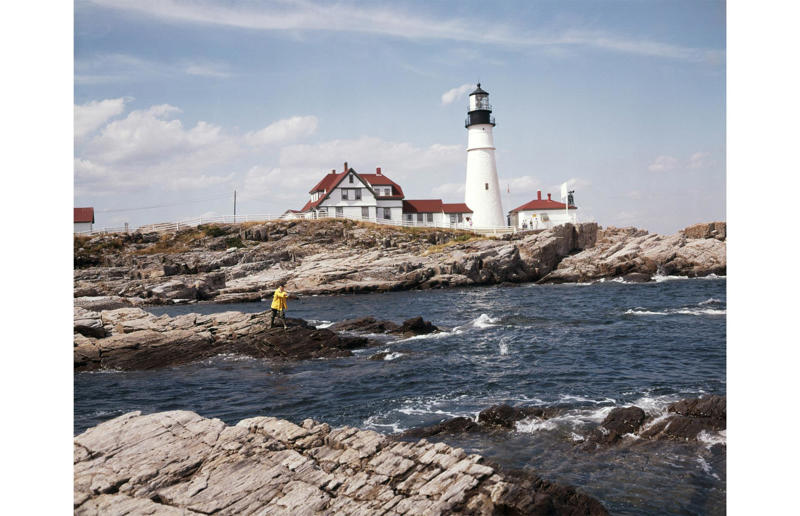 Maine: Fishing in Cape Elizabeth (1971) Life in the 1970s in every state, Alabama: Alabama Theatre, Birmingham (1972), Alaska: Fishing on Nonvianuk Lake (1973), Arizona: Route 66, Winslow (1979), Arkansas: Testing for pollution in Fort Smith (1973), California: The streets of San Francisco (c.1970), Colorado: Galena Street, Aspen (1974), Connecticut: Collin’s Diner, Canaan (1976), Delaware: Old State House, Dover (1970), Florida: Disney’s Magic Kingdom (1970), Georgia: Farmer ploughing field in Helen (1970), Hawaii: The Brady Bunch in ‘Hawaii Bound’ (1972), Idaho: Camping on Lake Stanley (c.1970s), Illinois: Roller Disco fashion show, Chicago (1979), Indiana: Indianapolis 500 (1973), Iowa: Sergeant John F. Baker Jr. Bridge, Davenport (1972), Kansas: Grain elevator, White Cloud (1974), Kentucky: Miners’ homes, Brookside (1974), Louisiana: Bourbon Street, New Orleans (1976), Maine: Fishing in Cape Elizabeth (1971), Maryland: School excursion to Baltimore harbor (1973), Massachusetts: Haymarket Square, Boston (1973), Michigan: Annual smelt run, Tawas City (1973), Minnesota: SkyRise Terrace, St Paul (1971), Mississippi: Hurricane Camille Gift Shop, Gulfport (1979), Missouri: Tourist information booth, Lake of the Ozarks, Montana: East Glacier Park train station (1974), Nebraska: Sioux tribal dance, North Platte (1970), Nevada: Fremont Street, Las Vegas (c.1970), New Hampshire: Waterville Valley (1972), New Jersey: Seaside Heights boardwalk (1978), New Mexico: Mesa viewpoint (c.1970s), New York: Sightseeing cruise, New York City (c.1970s), North Carolina: Prom queen parade, Huntersville (c.1970s), North Dakota: Arriving at Fargo station (c.1972), Ohio: Aerial view of Toledo (c.1970s), Oklahoma: Oral Roberts University, Tulsa (c.1977), Oregon: Union Station, Portland (1974), Pennsylvania: Street parade, Philadelphia (1976), Rhode Island: Giant milk can, Lincoln (1978), South Carolina: Jungle Golf, Myrtle Beach (1979), South Dakota: Reptile Gardens Wild Animal Park (1975), Tennessee: Interstate 24 near Nashville (1972), Texas: Dallas freeway (1970), Utah: Dead Horse Point, Canyonlands (1972), Vermont: Farm shop (1975), Virginia: Tysons Corner Mall, Tysons Corner (1976), Washington: Seattle skyline (1973), West Virginia: Laundromat, Cedar Grove (1973), Wisconsin: Lake Mendota (1979)