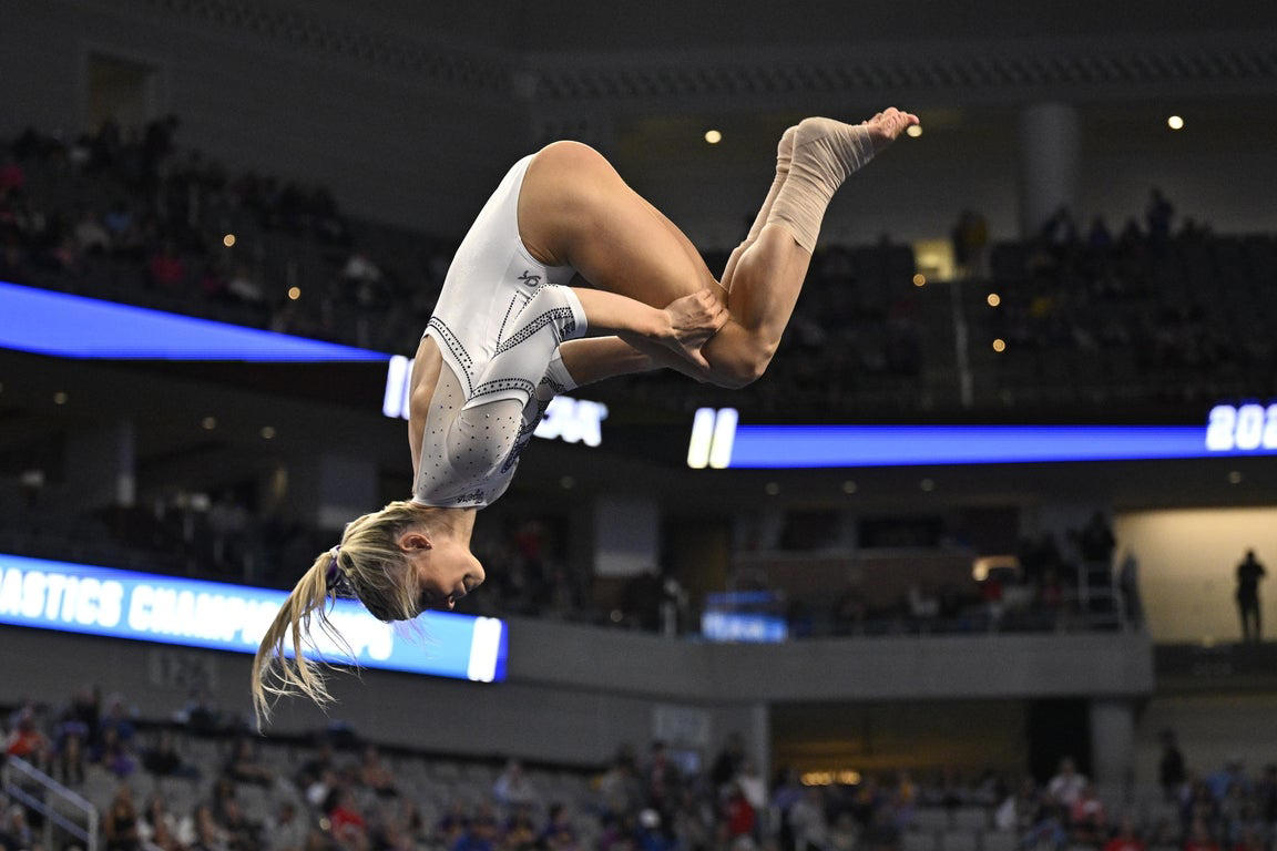 Unforgettable images of Livvy Dunne from her college gymnastics career