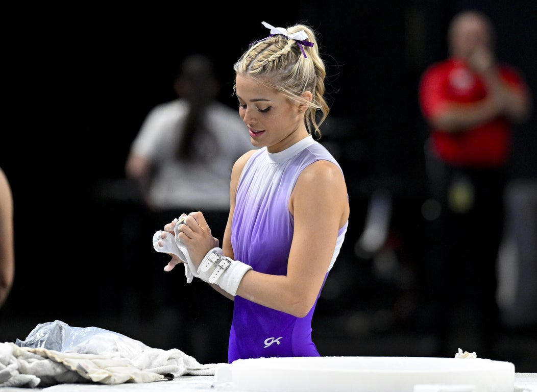 Unforgettable images of Livvy Dunne from her college gymnastics career