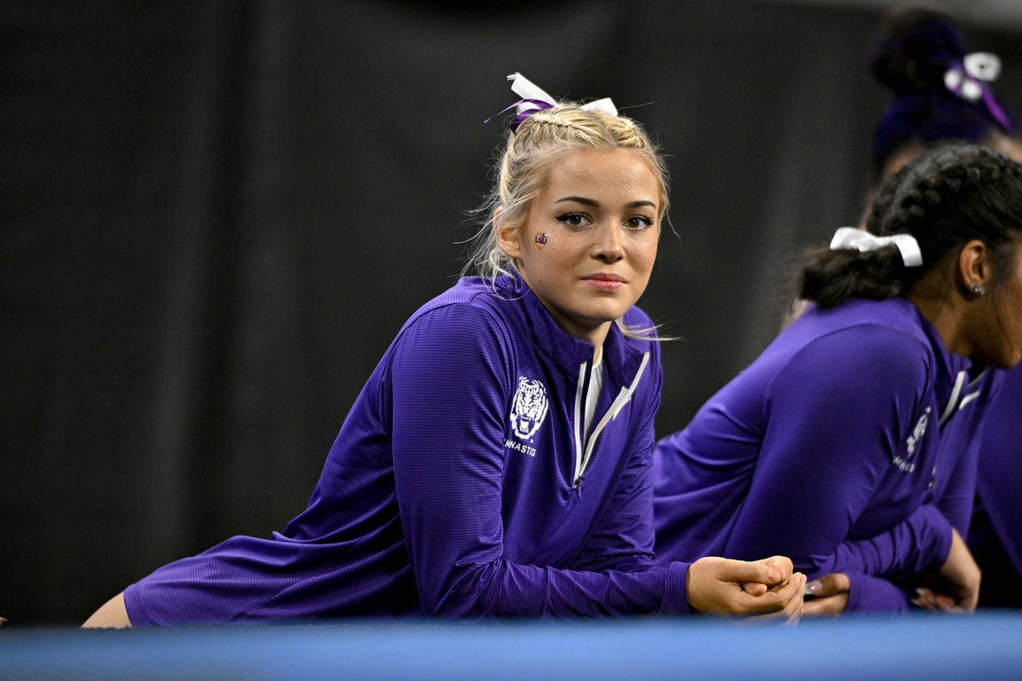 Unforgettable images of Livvy Dunne from her college gymnastics career