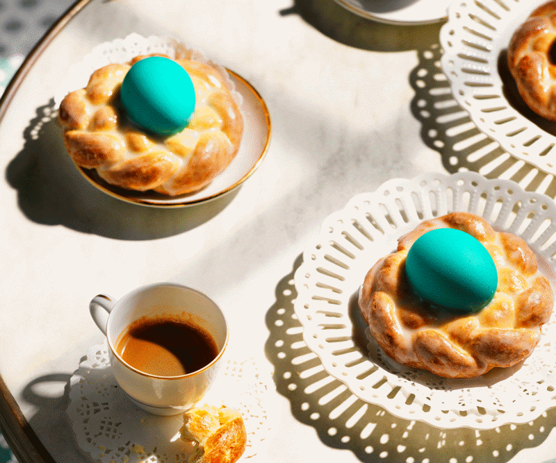 The best Easter desserts to make in 2026,          Flour and Stone’s Italian Easter tart      ,          Dan Pepperell’s hot cross cannoli      ,          Cuddura Cull’ova (Sicilian Easter biscuits)      ,          How to make tsoureki (Easter bread)      ,          Cassata      ,          Sweet cinnamon buns      ,          Chocolate and hazelnut babka      