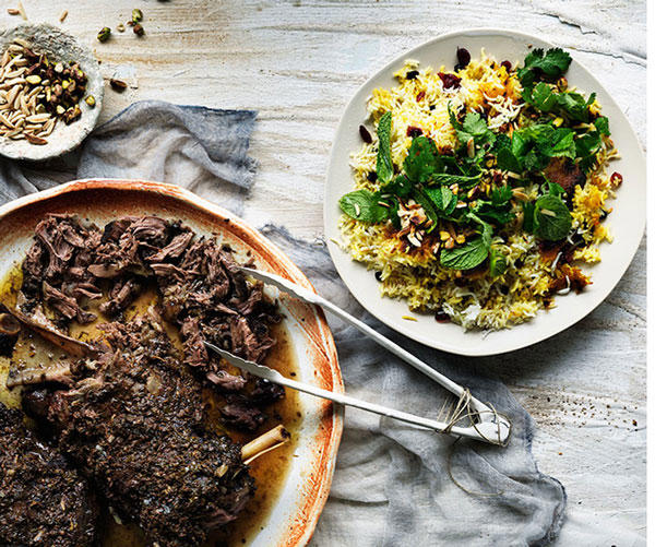 The best slow-cooked lamb recipes to cook this winter,          Slow-cooked lamb shoulder with rosemary pesto      ,          Slow-cooked lamb shoulder with black garlic and mint persillade      ,          Sarah Cicolini’s fusilli con ragù di agnello (fusilli with lamb ragù)      ,          Lamb korma      ,          Greg Malouf’s baharat lamb shoulder with onions and moghrabieh      ,          Phil Wood’s lamb with roast-apple chutney      ,          Roast lamb neck with kale, feta and dill      ,          Slow-cooked spiced lamb with prunes      ,          Guy Grossi’s abbacchio alla Romana      ,          Shane Delia’s 12-hour roast lamb with pistachio and green-olive tabbouleh      ,          Braised pumpkin and lamb neck      ,          Greek-style lamb shoulder and bean stew      ,          Lamb shanks baked in paper with olives and red wine      ,          Sean McConnell’s slow-roasted lamb shoulder with pistachios, pomegranate and vine leaves      ,          Paul Carmichael’s curried lamb leg      ,          Shawarma-spiced roast lamb leg with beetroot sauce      ,          Buttermilk-brined lamb shoulder with harissa      ,          Iranian-style lamb shoulder with cranberry and pistachio spiced rice      ,          Pinbone’s lamb shoulder ragù with gnocchetti      ,          Rick Shores’ slow roasted lamb shoulder with yellow bean, cumin and chilli      