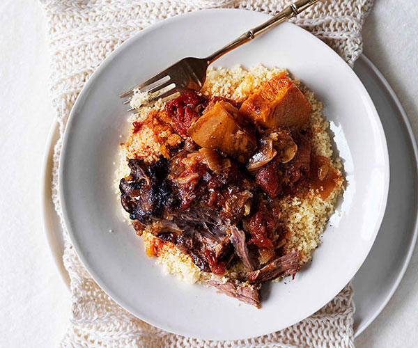 The best slow-cooked lamb recipes to cook this winter,          Slow-cooked lamb shoulder with rosemary pesto      ,          Slow-cooked lamb shoulder with black garlic and mint persillade      ,          Sarah Cicolini’s fusilli con ragù di agnello (fusilli with lamb ragù)      ,          Lamb korma      ,          Greg Malouf’s baharat lamb shoulder with onions and moghrabieh      ,          Phil Wood’s lamb with roast-apple chutney      ,          Roast lamb neck with kale, feta and dill      ,          Slow-cooked spiced lamb with prunes      ,          Guy Grossi’s abbacchio alla Romana      ,          Shane Delia’s 12-hour roast lamb with pistachio and green-olive tabbouleh      ,          Braised pumpkin and lamb neck      ,          Greek-style lamb shoulder and bean stew      ,          Lamb shanks baked in paper with olives and red wine      ,          Sean McConnell’s slow-roasted lamb shoulder with pistachios, pomegranate and vine leaves      ,          Paul Carmichael’s curried lamb leg      ,          Shawarma-spiced roast lamb leg with beetroot sauce      ,          Buttermilk-brined lamb shoulder with harissa      ,          Iranian-style lamb shoulder with cranberry and pistachio spiced rice      ,          Pinbone’s lamb shoulder ragù with gnocchetti      ,          Rick Shores’ slow roasted lamb shoulder with yellow bean, cumin and chilli      