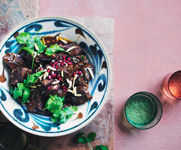 The best slow-cooked lamb recipes to cook this winter,          Slow-cooked lamb shoulder with rosemary pesto      ,          Slow-cooked lamb shoulder with black garlic and mint persillade      ,          Sarah Cicolini’s fusilli con ragù di agnello (fusilli with lamb ragù)      ,          Lamb korma      ,          Greg Malouf’s baharat lamb shoulder with onions and moghrabieh      ,          Phil Wood’s lamb with roast-apple chutney      ,          Roast lamb neck with kale, feta and dill      ,          Slow-cooked spiced lamb with prunes      ,          Guy Grossi’s abbacchio alla Romana      ,          Shane Delia’s 12-hour roast lamb with pistachio and green-olive tabbouleh      ,          Braised pumpkin and lamb neck      ,          Greek-style lamb shoulder and bean stew      ,          Lamb shanks baked in paper with olives and red wine      ,          Sean McConnell’s slow-roasted lamb shoulder with pistachios, pomegranate and vine leaves      ,          Paul Carmichael’s curried lamb leg      ,          Shawarma-spiced roast lamb leg with beetroot sauce      ,          Buttermilk-brined lamb shoulder with harissa      ,          Iranian-style lamb shoulder with cranberry and pistachio spiced rice      ,          Pinbone’s lamb shoulder ragù with gnocchetti      ,          Rick Shores’ slow roasted lamb shoulder with yellow bean, cumin and chilli      