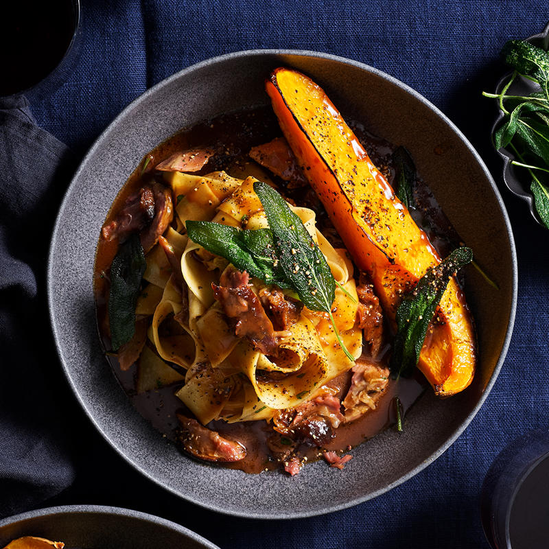 The best slow-cooked lamb recipes to cook this winter,          Slow-cooked lamb shoulder with rosemary pesto      ,          Slow-cooked lamb shoulder with black garlic and mint persillade      ,          Sarah Cicolini’s fusilli con ragù di agnello (fusilli with lamb ragù)      ,          Lamb korma      ,          Greg Malouf’s baharat lamb shoulder with onions and moghrabieh      ,          Phil Wood’s lamb with roast-apple chutney      ,          Roast lamb neck with kale, feta and dill      ,          Slow-cooked spiced lamb with prunes      ,          Guy Grossi’s abbacchio alla Romana      ,          Shane Delia’s 12-hour roast lamb with pistachio and green-olive tabbouleh      ,          Braised pumpkin and lamb neck      ,          Greek-style lamb shoulder and bean stew      ,          Lamb shanks baked in paper with olives and red wine      ,          Sean McConnell’s slow-roasted lamb shoulder with pistachios, pomegranate and vine leaves      ,          Paul Carmichael’s curried lamb leg      ,          Shawarma-spiced roast lamb leg with beetroot sauce      ,          Buttermilk-brined lamb shoulder with harissa      ,          Iranian-style lamb shoulder with cranberry and pistachio spiced rice      ,          Pinbone’s lamb shoulder ragù with gnocchetti      ,          Rick Shores’ slow roasted lamb shoulder with yellow bean, cumin and chilli      