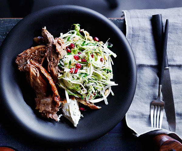 The best slow-cooked lamb recipes to cook this winter,          Slow-cooked lamb shoulder with rosemary pesto      ,          Slow-cooked lamb shoulder with black garlic and mint persillade      ,          Sarah Cicolini’s fusilli con ragù di agnello (fusilli with lamb ragù)      ,          Lamb korma      ,          Greg Malouf’s baharat lamb shoulder with onions and moghrabieh      ,          Phil Wood’s lamb with roast-apple chutney      ,          Roast lamb neck with kale, feta and dill      ,          Slow-cooked spiced lamb with prunes      ,          Guy Grossi’s abbacchio alla Romana      ,          Shane Delia’s 12-hour roast lamb with pistachio and green-olive tabbouleh      ,          Braised pumpkin and lamb neck      ,          Greek-style lamb shoulder and bean stew      ,          Lamb shanks baked in paper with olives and red wine      ,          Sean McConnell’s slow-roasted lamb shoulder with pistachios, pomegranate and vine leaves      ,          Paul Carmichael’s curried lamb leg      ,          Shawarma-spiced roast lamb leg with beetroot sauce      ,          Buttermilk-brined lamb shoulder with harissa      ,          Iranian-style lamb shoulder with cranberry and pistachio spiced rice      ,          Pinbone’s lamb shoulder ragù with gnocchetti      ,          Rick Shores’ slow roasted lamb shoulder with yellow bean, cumin and chilli      