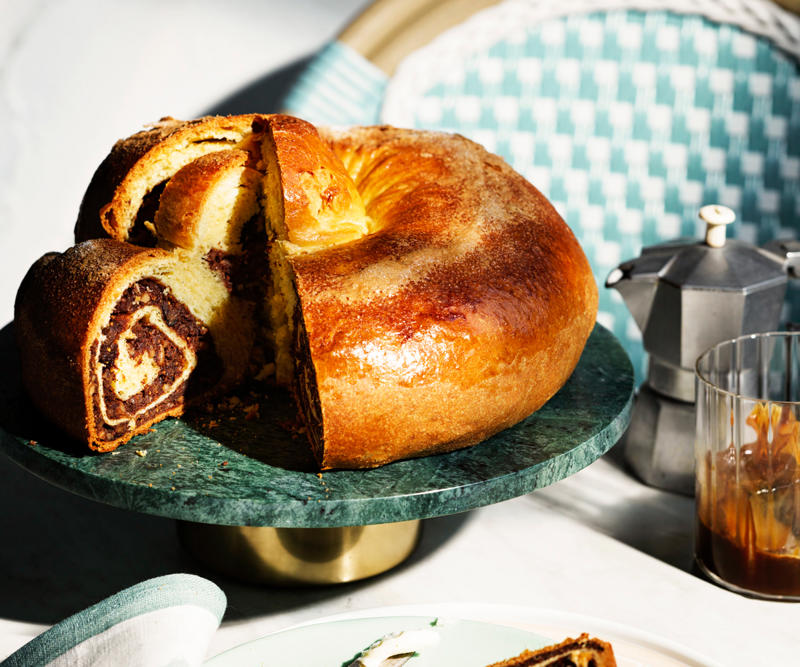 The best Easter desserts to make in 2026,          Flour and Stone’s Italian Easter tart      ,          Dan Pepperell’s hot cross cannoli      ,          Cuddura Cull’ova (Sicilian Easter biscuits)      ,          How to make tsoureki (Easter bread)      ,          Cassata      ,          Sweet cinnamon buns      ,          Chocolate and hazelnut babka      