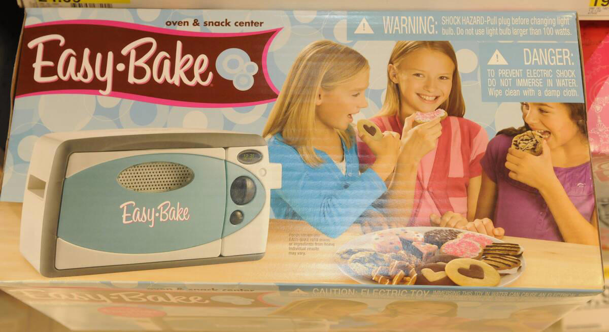 Easy-Bake Oven Barbie Dolls, Stretch Armstrong, G.I. Joe, Star Wars Action Figures, Etch A Sketch, Rubik's Cube, Chatty Cathy, Speak & Spell, Easy-Bake Oven, Big Wheel, Rock 'Em Sock 'Em Robots, View-Master, Hungry Hungry Hippos, Hot Wheels, Lite-Brite, Pet Rock, Super Ball, Mastermind, Spirograph, Silly Putty, Magic 8-Ball, Game of Life, Clackers, Mouse Trap, Little People