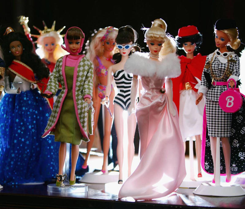Barbie Dolls Barbie Dolls, Stretch Armstrong, G.I. Joe, Star Wars Action Figures, Etch A Sketch, Rubik's Cube, Chatty Cathy, Speak & Spell, Easy-Bake Oven, Big Wheel, Rock 'Em Sock 'Em Robots, View-Master, Hungry Hungry Hippos, Hot Wheels, Lite-Brite, Pet Rock, Super Ball, Mastermind, Spirograph, Silly Putty, Magic 8-Ball, Game of Life, Clackers, Mouse Trap, Little People