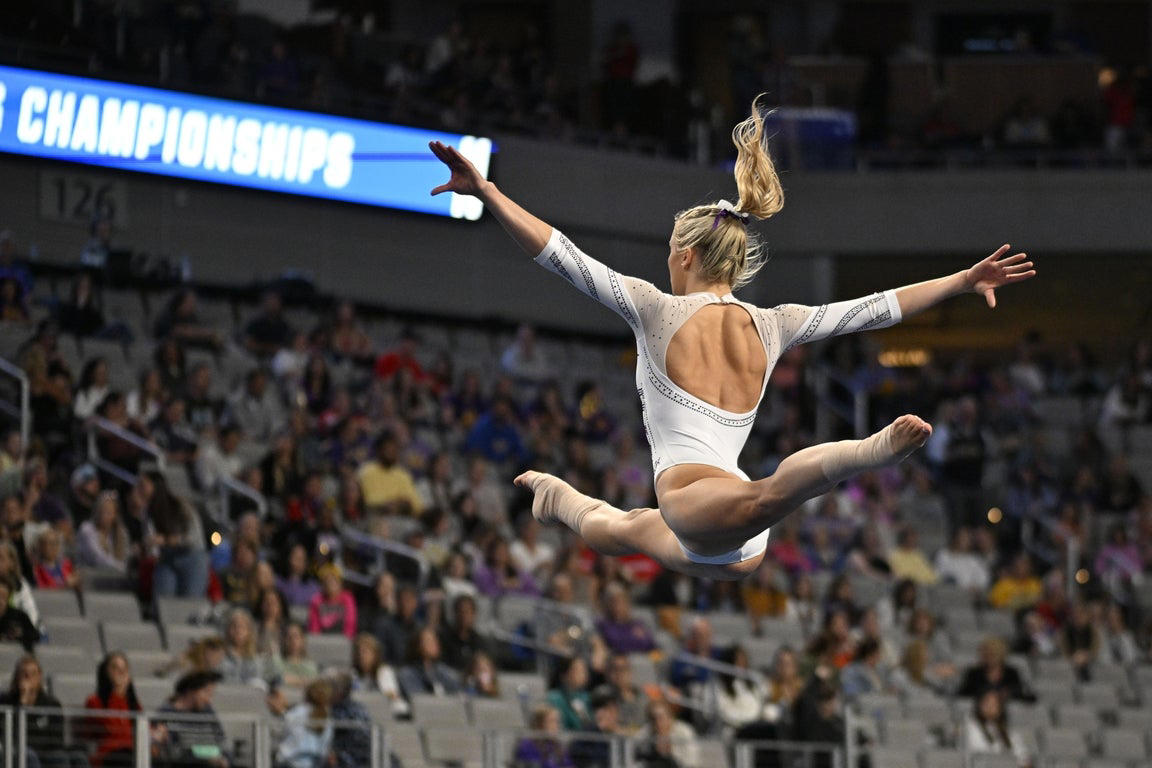 The illustrious collegiate gymnastics career of Livvy Dunne, in photos