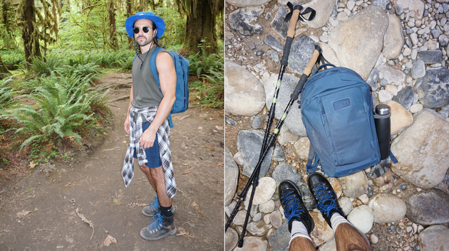 The S'well Traveler water bottle, The Yeti Crossroads Backpack, A tube of Vacation Sunscreen to keep your skin protected, The Merrell Men's Moab 3 Mid hiking boot, A GoPro HEROBlack 13 camera to record your adventures, A pair of these HuffPost-reader beloved quick-dry hiking pants, A set of adjustable trekking poles with over 18,000 5-star ratings, A waterproof, adjustable headlamp, These Fjällräven men's hiking pants, A portable charger and power bank that can charge so many devices, A Canon EOS Rebel T7 DSLR camera, The REI Co-op Sahara Shade hoodie, A Quiksilver bucket hat for more sun protection, A quick-drying, durable pair of Kane Revive shoes, Related...