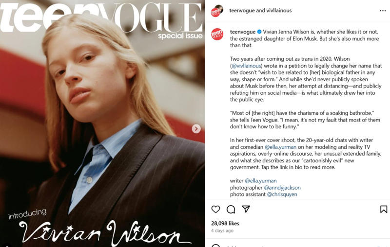 What else did she say in the interview? Elon Musk's offspring, He is trying to 'save civilization', But: only 'intelligent' people should have many kids, Nevada Alexander Musk, 5 other children with Justine, Vivian Jenna Wilson, He doesn't recognize her as a woman, Blasting dad in the media, Griffin Musk, Kai Musk, Saxon Musk, Damian Musk, X Æ A-Ⅻ Musk, Simplified to X, Strider Musk, Azure Musk, Exa Dark Sideræl Musk, Simplifying the name, Techno Mechanicus (aka Tau), Baby number 12, Baby number 13, Baby number 14, He try to hide baby number 13, Despite the doubt his paying child support