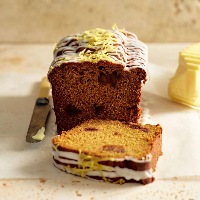          Triple-ginger loaf      ,          Lemon blueberry loaf cake with mascarpone icing      ,          Boiled pineapple fruit loaf      ,          Walnut, coffee and pear loaf      ,          Fruit and nut loaf      ,          Coffee and date loaf      ,          Date, carrot and honey loaf      ,          Pumpkin bread with lemon icing      ,          Brown butter loaf cake      ,          Gluten-free banana and date loaf      ,          Simple apple loaf cake      ,          Zucchini and walnut loaf      ,          Banana and raspberry loaf      ,          Banana date loaf      ,          Date and apricot loaf      ,          Flourless almond, plum and orange blossom loaf      ,          Banana caramel loaf      ,          Banana bread with passionfruit icing      ,          Coffee walnut loaf      ,          Passionfruit teacake      ,          Orange and fennel seed pound cake      ,          Raspberry and coconut loaf      ,          Tamarillo loaf cake      ,          Buttery almond and cranberry loaves      ,          Walnut sultana loaf      ,          Apple custard cake      ,          Madeira cake      ,          Coconut banana bread      ,          Blueberry yoghurt loaf      ,          Wholemeal date loaf      ,          Spiced pumpkin bread      ,          Lemon and currant loaf      ,          Spicy banana fruit loaf      ,          Cheese and bacon loaf      ,          Apple and apricot loaf      , Recipe tips &amp; tricks: lining a loaf pan, Choosing the right electric mixer, More beautiful cakes for morning tea