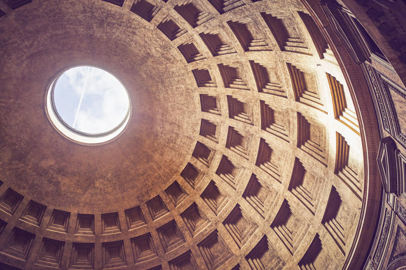 Colosseum Sant'Ivo alla Sapienza, Galleria Doria Pamphilj, Villa Doria Pamphilj, Colosseum, Ancient Pharmacy of Santa Maria della Scala, MAXXI Rome, Capitoline Museums, Palatine Hill, Jubilee Church, San Zeno Chapel at Santa Prassede, Domus Aurea, Vespa Sidecar Tour, Urban Rafting on Rome's Tiber River, Mercato di Campagna Amica del Circo Massimo, Villa Farnesina, Janiculum Hill, Pantheon, Santa Maria in Trastevere, Santa Maria del Popolo, Le Domus Romane di Palazzo Valentini, Palazzo Massimo, The Vatican Necropolis (Scavi) Tour at St Peter’s Basilica, Baths of Caracalla, Villa d'Este, Quartiere San Lorenzo