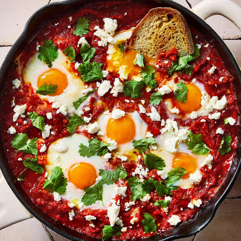 Air Fryer Deviled Eggs, Spaghetti Carbonara, Fried Rice, Huevos Rancheros, Carbonara Pizza, Shakshuka Stuffed Peppers, Pad Thai, Scallion Pancake Breakfast Wraps, Deviled Egg Pasta Salad, Shakshuka, Deviled Egg Dip, Pizza Frittata, Chicken Club Egg White Wrap, Egg Salad, Breakfast Focaccia, Sloppy Joe Eggs, Frico Egg Smash Tacos, Pizza Dough Khachapuri, Mini Steak & Egg Crunchwraps, Best Quiche, Greek Salad Cottage Cheese Bowl, Brunch Lasagna, Copycat Starbucks Spinach, Feta & Egg White Wrap, Egg Curry, Eggs In Purgatory, Egg Roll Bowls, Sheet-Pan Frittata, Eggs Benedict Rolls, Baked Feta Frittata, Brie Omelet, Breakfast Ramen