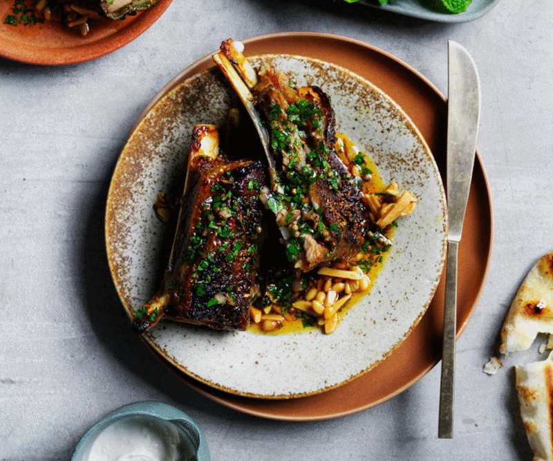 Our best rib recipes of all time, Beef short ribs in miso and beer , Sticky pork ribs with mango and jalapeño salsa , Saba Alemayoh’s derek tibs (Ethiopian beef short ribs with capsicum) , Paul Farag’s chermoula lamb ribs fatteh , Birria tacos with beef short ribs and charred pineapple salsa , Barbecued lamb ribs with yuzu-sesame yakiniku sauce , Porteño’s beer and miso lamb ribs , Glazed pork ribs with hoisin and star anise , Alpha’s slow-roasted lamb spare ribs with thyme honey and ouzo glaze , Gingerboy’s salt-and-pepper chicken spare ribs with tamarind hot sauce , Sticky barbecue beef ribs with coleslaw and soft onion rolls , Pastrami-spiced pork ribs with potato salad and pickles , Barbecued lamb ribs with smoked eggplant and yoghurt sauce , Braised short ribs with gratin , Char-grilled lamb ribs with coriander and pepper