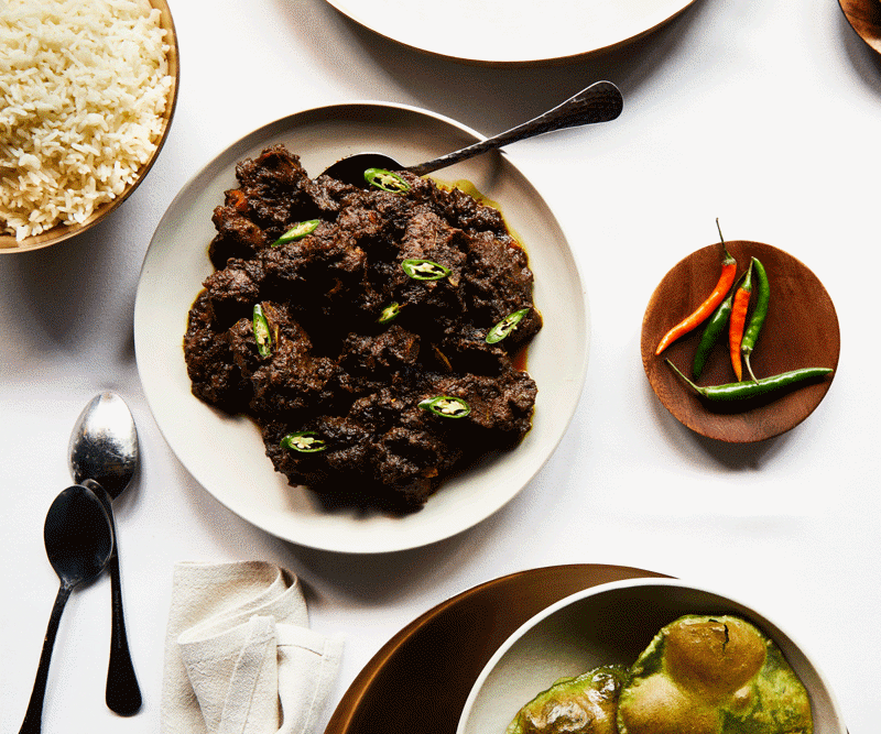 The best curry recipes to work your way through in 2025, Chiang Mai chicken curry , Beef and potato Massaman curry , Korean cauliflower curry , Palisa Anderson’s sour orange fish curry , Kerala-style prawn curry with cauliflower rice , Sri Lankan fish curry , Summer tomato curry with cauliflower rice , Dosas with coconut lentil curry , Roasted cauliflower curry with lime and coriander , Sunda’s fish curry with cucumber salad and coriander chutney , Palisa Anderson’s gaeng keow wan gai (Thai green chicken curry) , Avani’s lamb curry , Ohn no khao swè (Burmese curry chicken noodle soup) , O Tama Carey’s Sri Lankan crab curry , Moreton Bay bug curry with mango , Snapper curry with green beans and coriander , Eggplant and pineapple curry , Mussel curry with pineapple and potato rösti , Helly Raichura’s Mughlai lamb curry (kosha mangsho)
